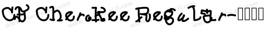 CF Cherokee Regular字体转换